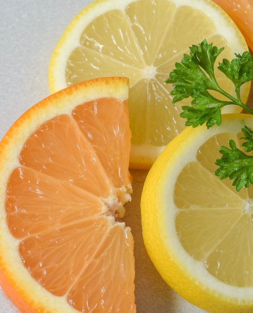 Plátky citrusů — zdroj vitaminu C