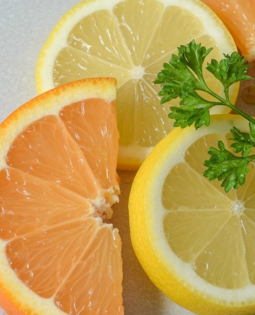Felii de citrice — sursă de vitamina C